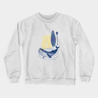 Sup board girl Crewneck Sweatshirt